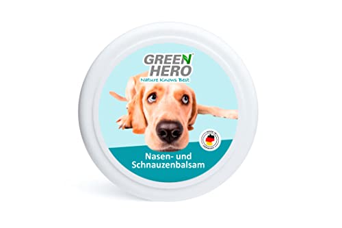 Green Hero Nasen- und Schnauzenbalsam für Hunde beruhigt pflegt und schützt trockene Hundenasen und Schnauzen bei Juckreiz Hochwertiges Balsam mit natürlichen Inhaltsstoffen 75 ml von Green Hero