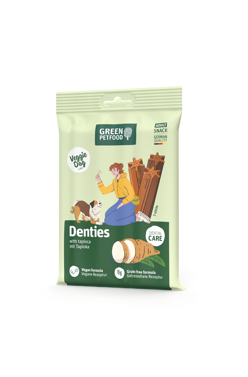 Denties with Tapioca 13x180g von Green Petfood