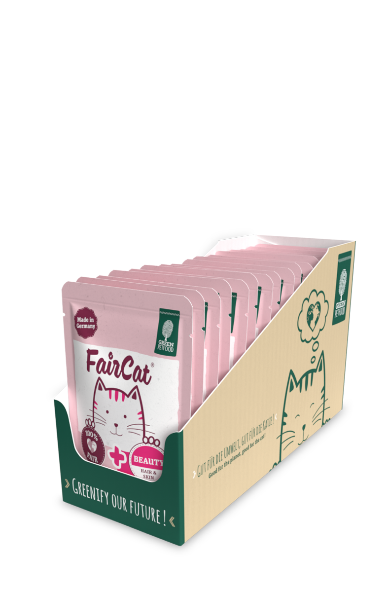 FairCat Beauty 32 x 85 g Green Petfood® von Green Petfood