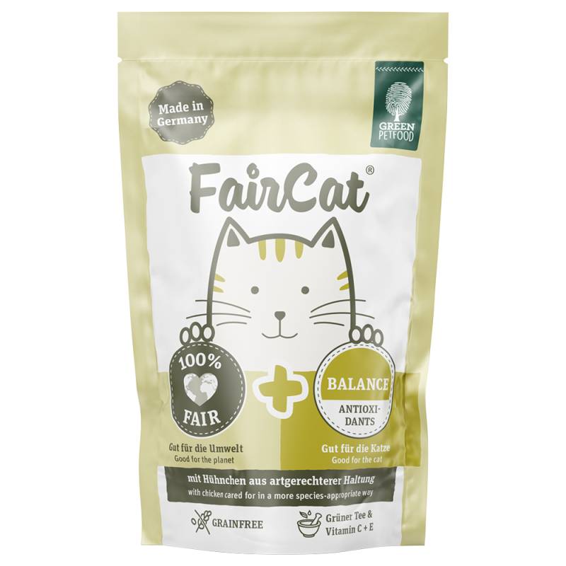 FairCat Nassfutterbeutel - Sparpaket: Balance (16 x 85 g) von Green Petfood