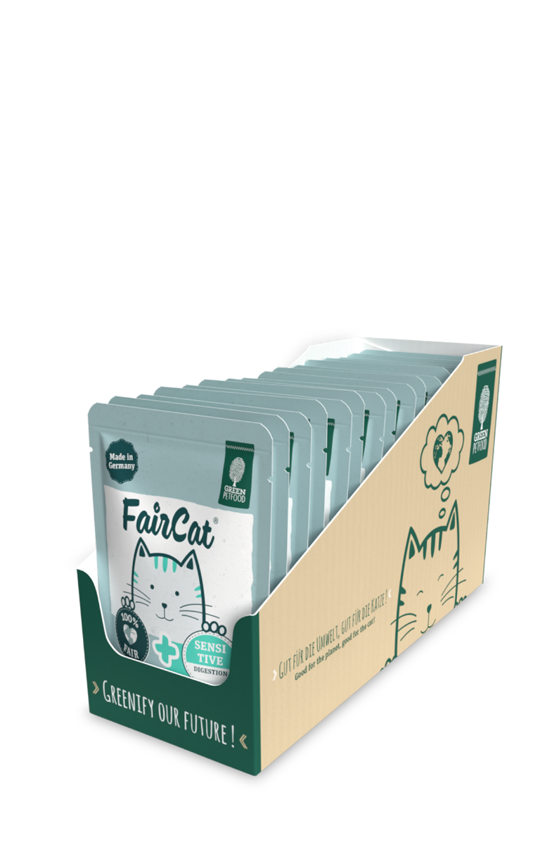 FairCat Sensitive 32 x 85 g Green Petfood® von Green Petfood