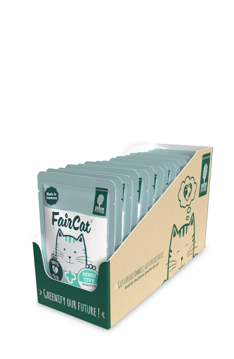 FairCat Sensitive 32 x 85 g von Green Petfood
