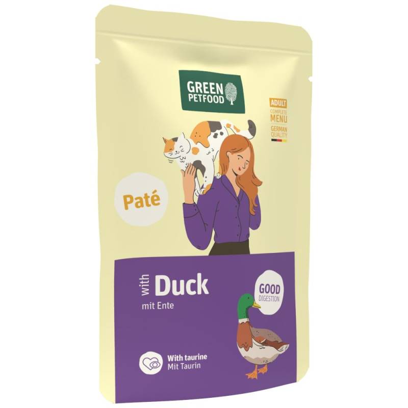Green Petfood Adult Paté 8 x 85 g - Ente - Good Digestion Green Petfood Adult Paté 8 x 85 g - Ente - Good Digestion von Green Petfood