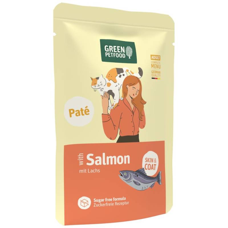Green Petfood Adult Paté 8 x 85 g - Lachs - Skin & Coat Green Petfood Adult Paté 8 x 85 g - Lachs - Skin & Coat von Green Petfood