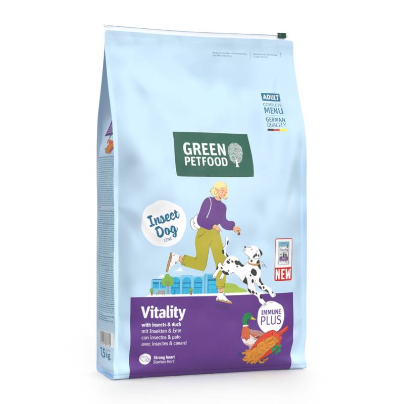 Green Petfood Dog Vitality mit Insekten - 7,5 kg Green Petfood Dog Vitality mit Insekten - 7,5 kg von Green Petfood