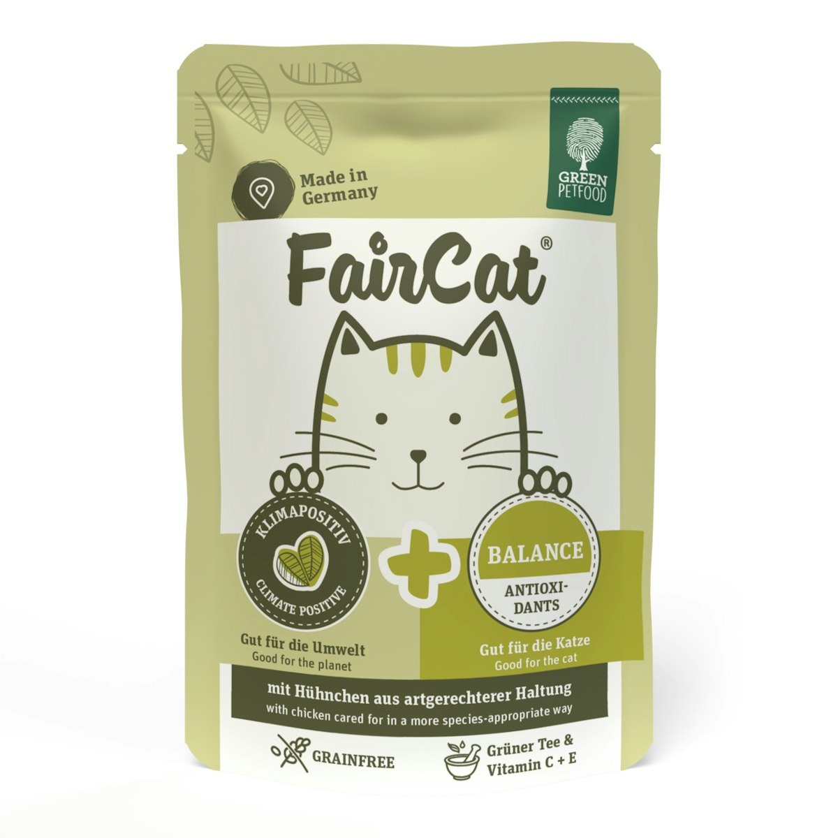 Green Petfood FairCat 85 Gramm Katzennassfutter von Green Petfood