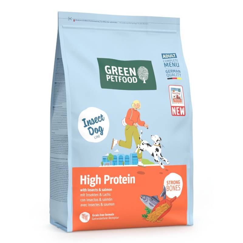 Green Petfood High Protein mit Insekten & Lachs - 3 kg von Green Petfood