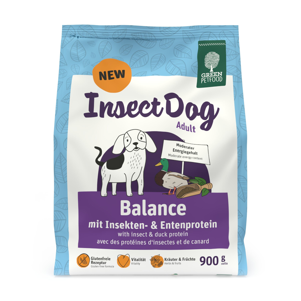 Green Petfood InsectDog Balance Insekten & Huhn - 900 g Green Petfood InsectDog Balance Insekten & Huhn - 900 g von Green Petfood