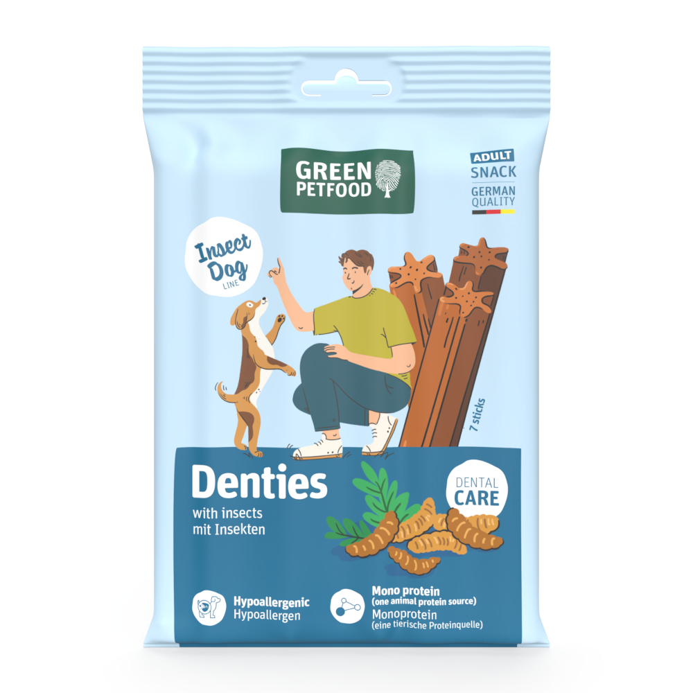 Green Petfood InsectDog Denties - 180 g von Green Petfood