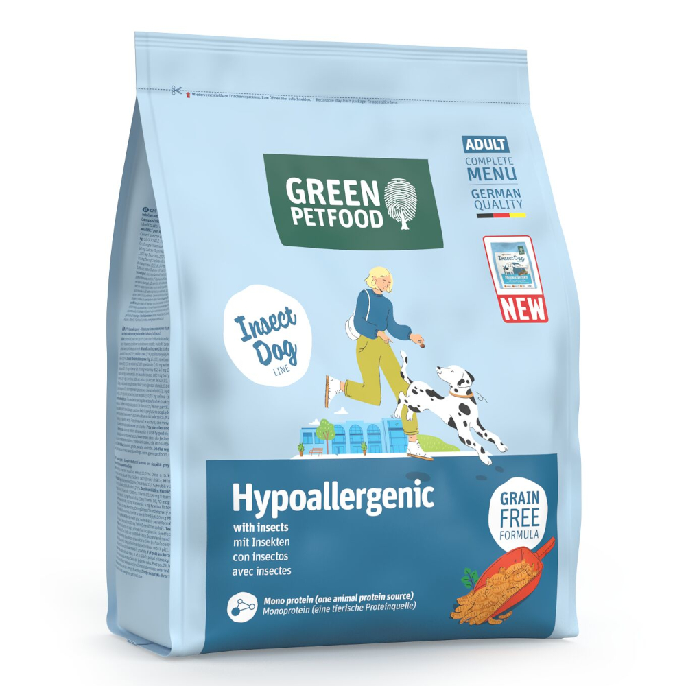 Green Petfood InsectDog Hypoallergenic mit Insekten - 900 g von Green Petfood