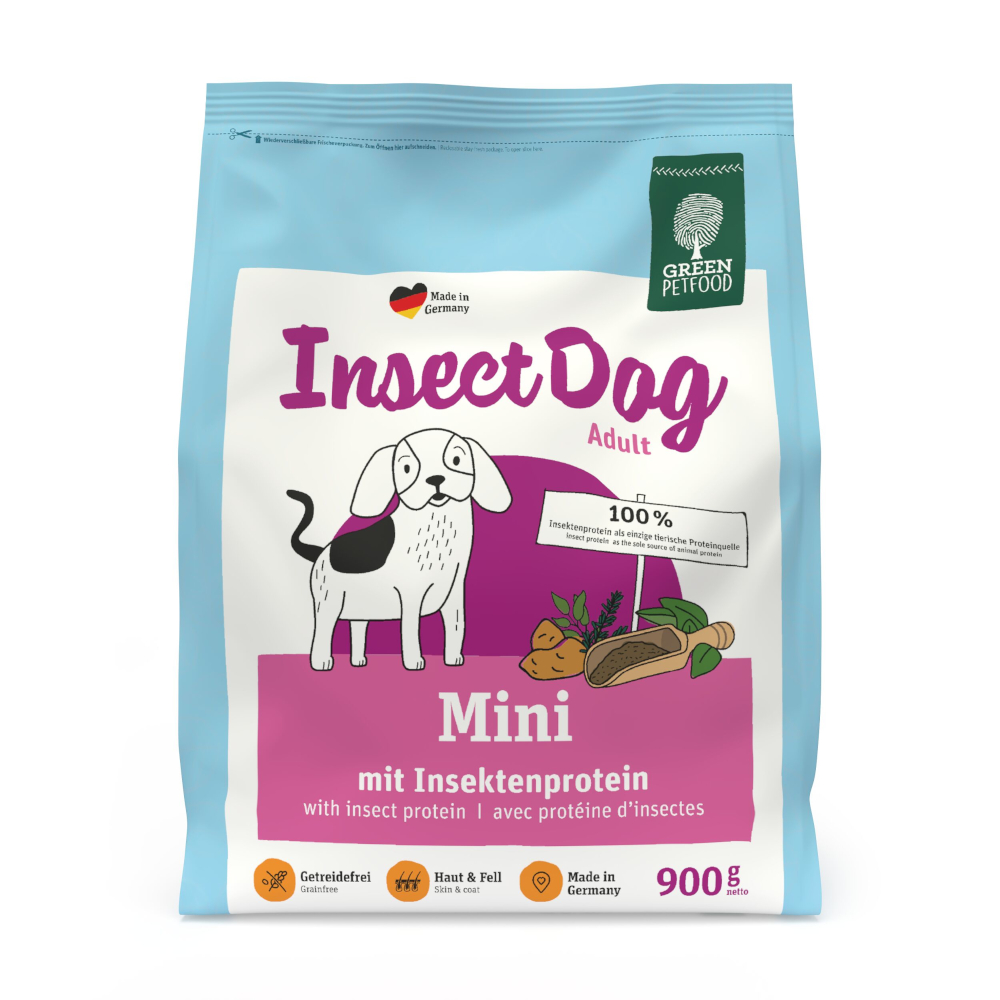 Green Petfood InsectDog Mini - 900 g Green Petfood InsectDog Mini - 900 g von Green Petfood