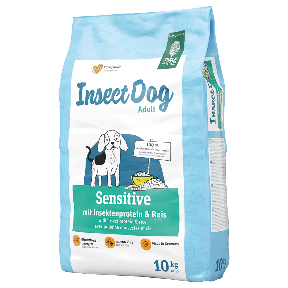 Green Petfood InsectDog Sensitive - Sparpaket: 2 x 10 kg Green Petfood InsectDog Sensitive - Sparpaket: 2 x 10 kg von Green Petfood