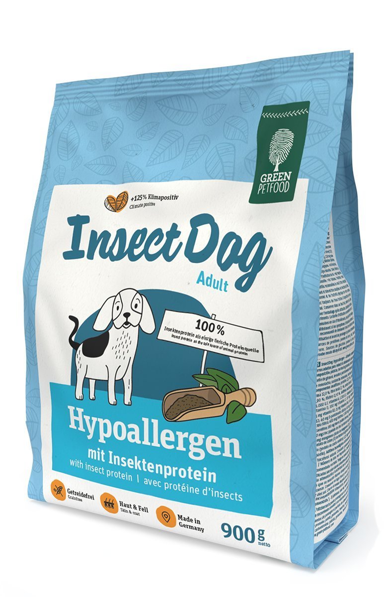 InsectDog hypoallergen 5 x 900 g Green Petfood® von Green Petfood