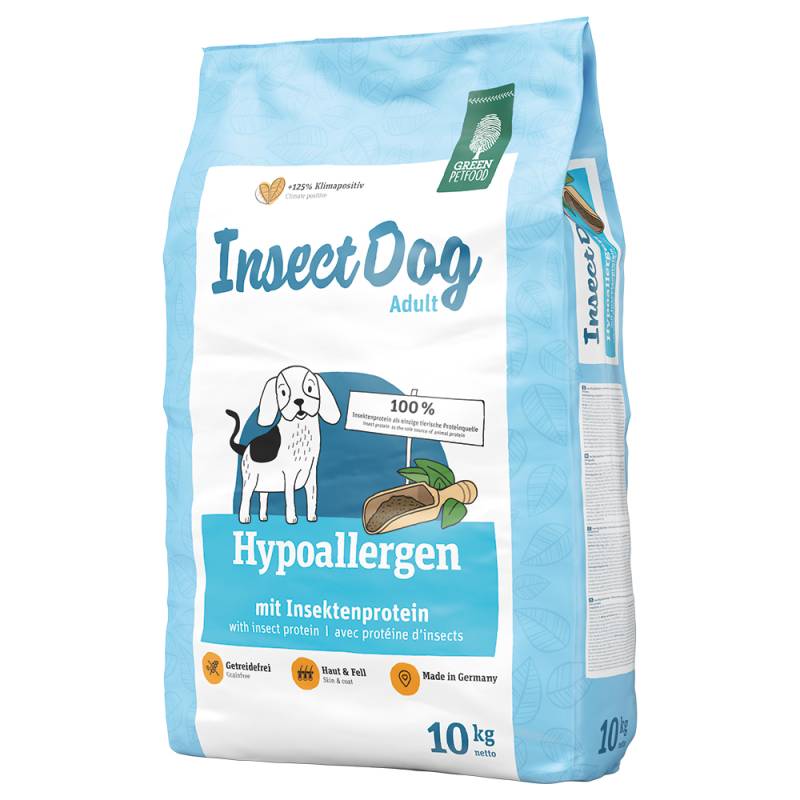 Green Petfood InsectDog hypoallergen - Sparpaket: 2 x 10 kg von Green Petfood