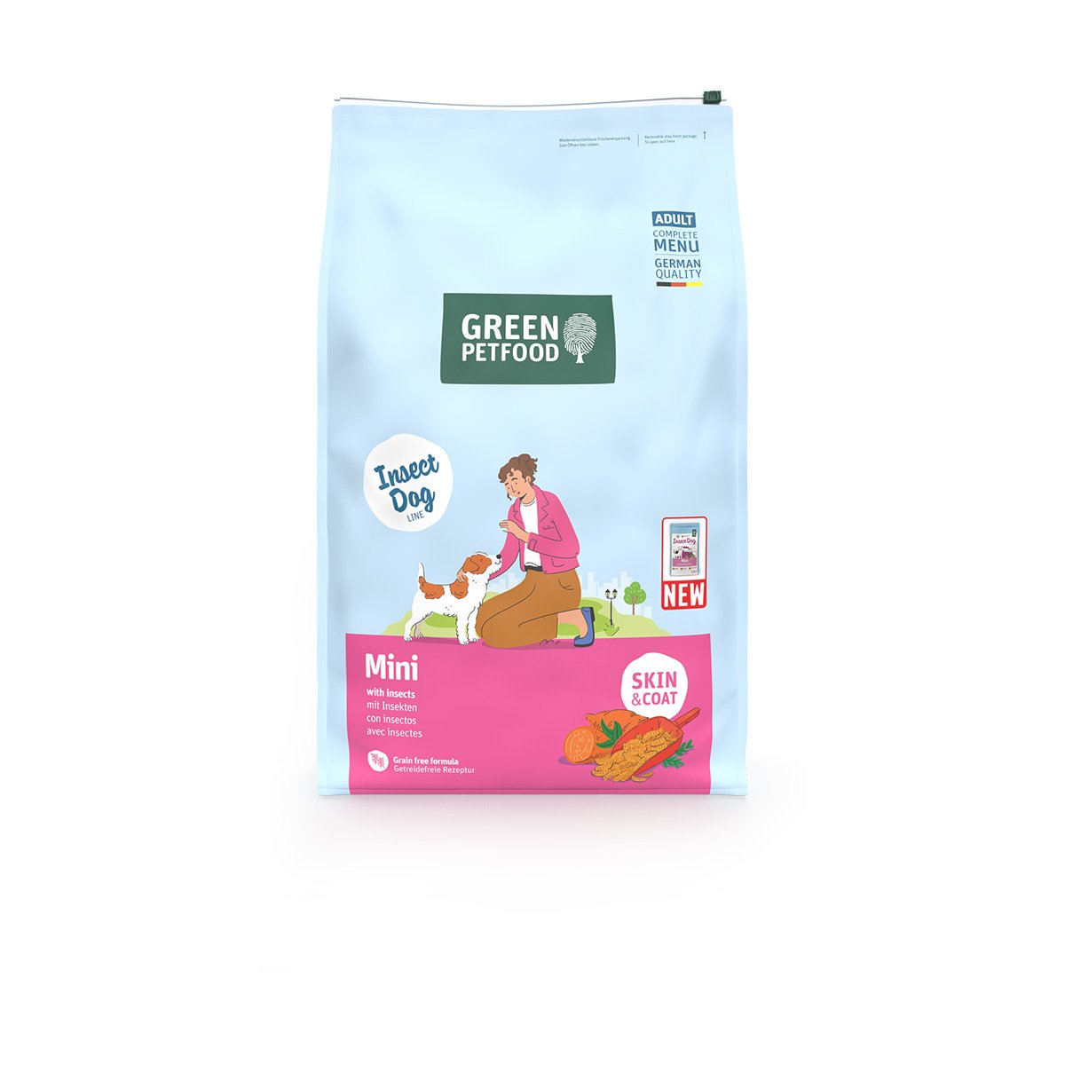 Green Petfood Mini with Insects 7,5kg von Green Petfood