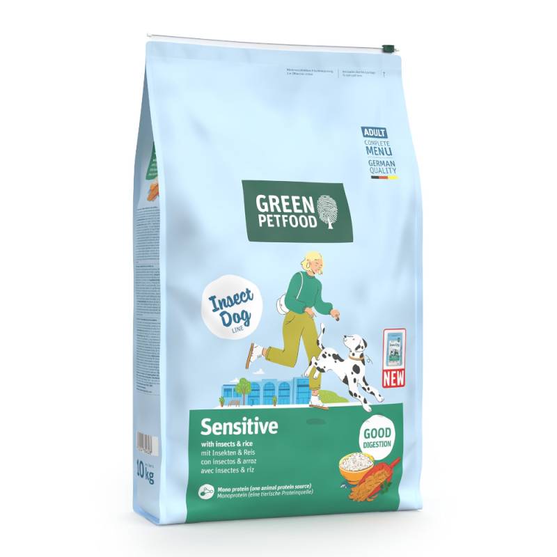 Green Petfood Sensitive mit Insekten & Reis - 10 kg Green Petfood Sensitive mit Insekten & Reis - 10 kg von Green Petfood