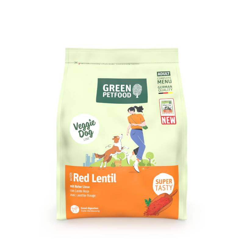 Green Petfood Veggie Dog mit Roter Linse - 900 g von Green Petfood