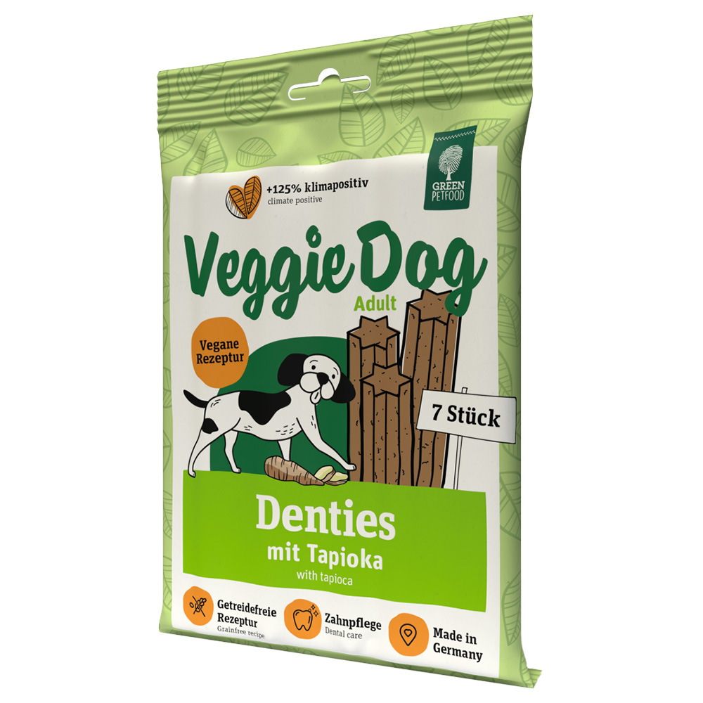 Green Petfood VeggieDog Denties - Sparpaket: 2 x 180 g Green Petfood VeggieDog Denties - Sparpaket: 2 x 180 g von Green Petfood