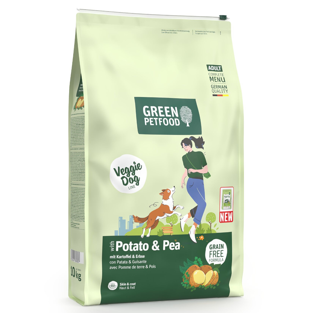 Green Petfood VeggieDog Grainfree Kartoffel & Erbse - 10 kg Green Petfood VeggieDog Grainfree Kartoffel & Erbse - 10 kg von Green Petfood