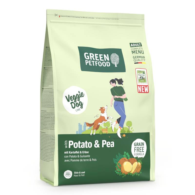 Green Petfood VeggieDog Grainfree Kartoffel & Erbse - 3 kg von Green Petfood
