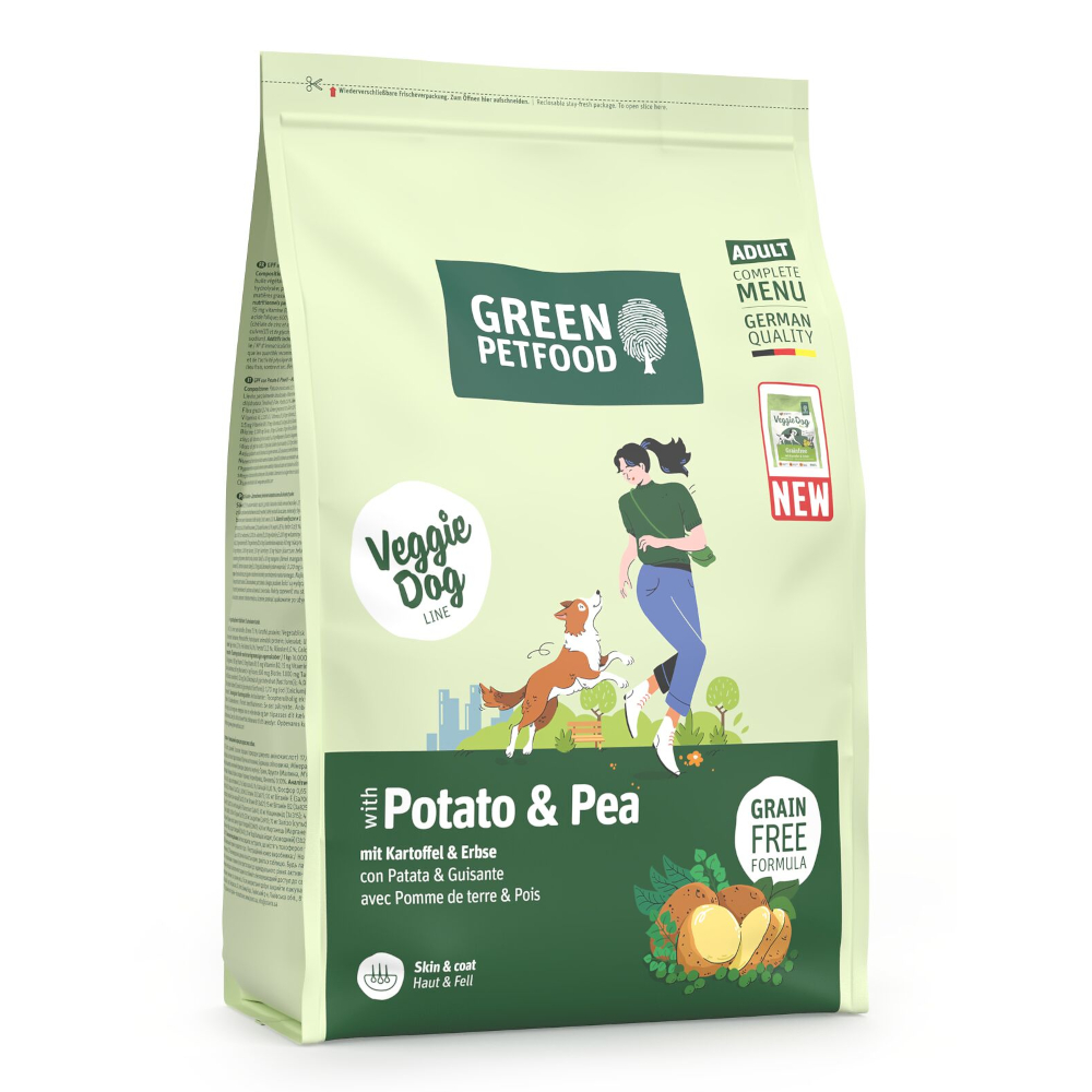 Green Petfood VeggieDog Grainfree Kartoffel & Erbse - 3 kg von Green Petfood