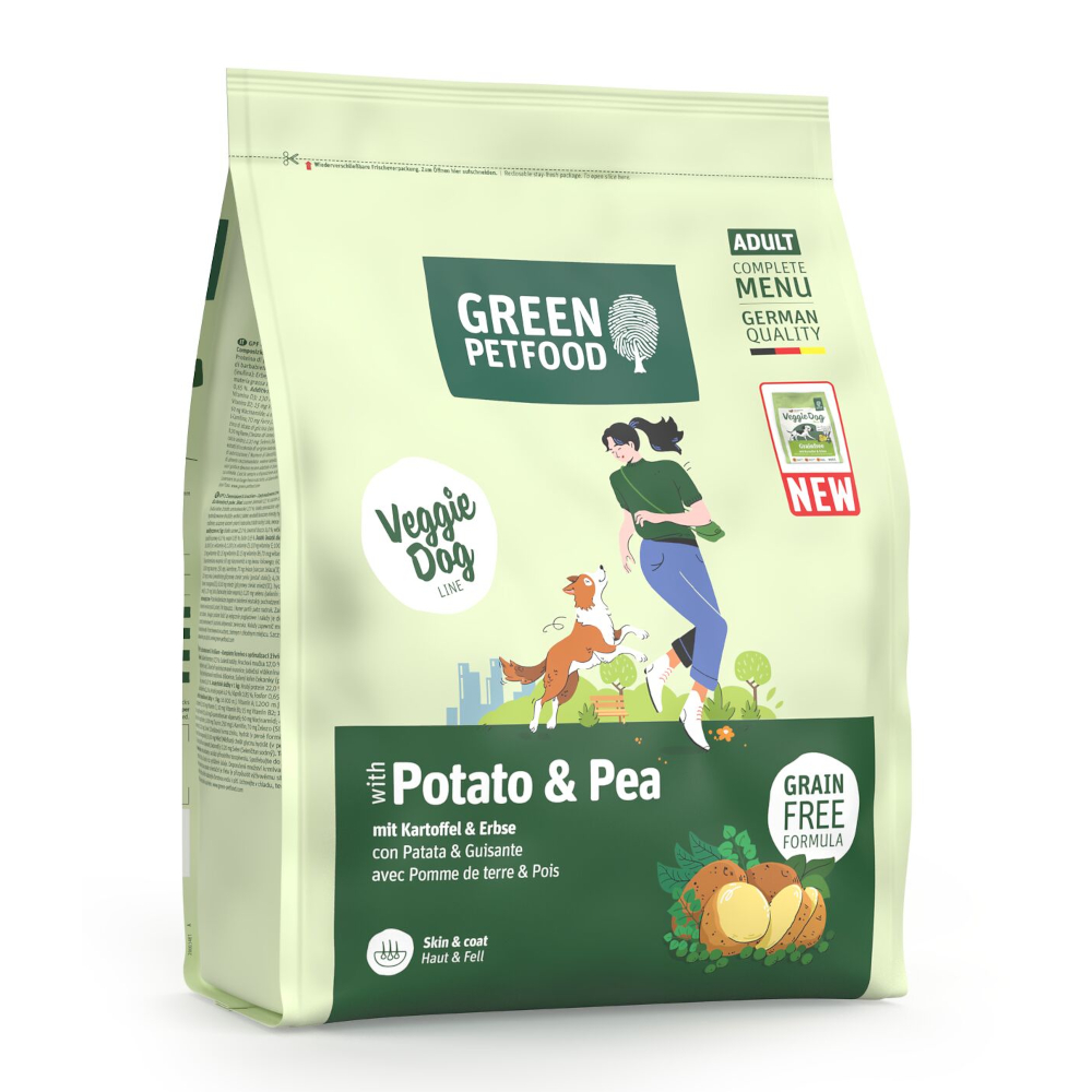Green Petfood VeggieDog Grainfree Kartoffel & Erbse - 900 g Green Petfood VeggieDog Grainfree Kartoffel & Erbse - 900 g von Green Petfood