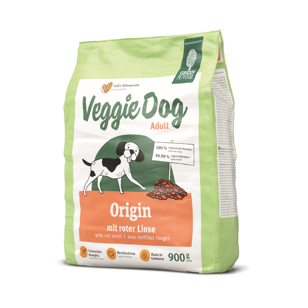Green Petfood VeggieDog Origin - Sparpaket: 5 x 900 g von Green Petfood