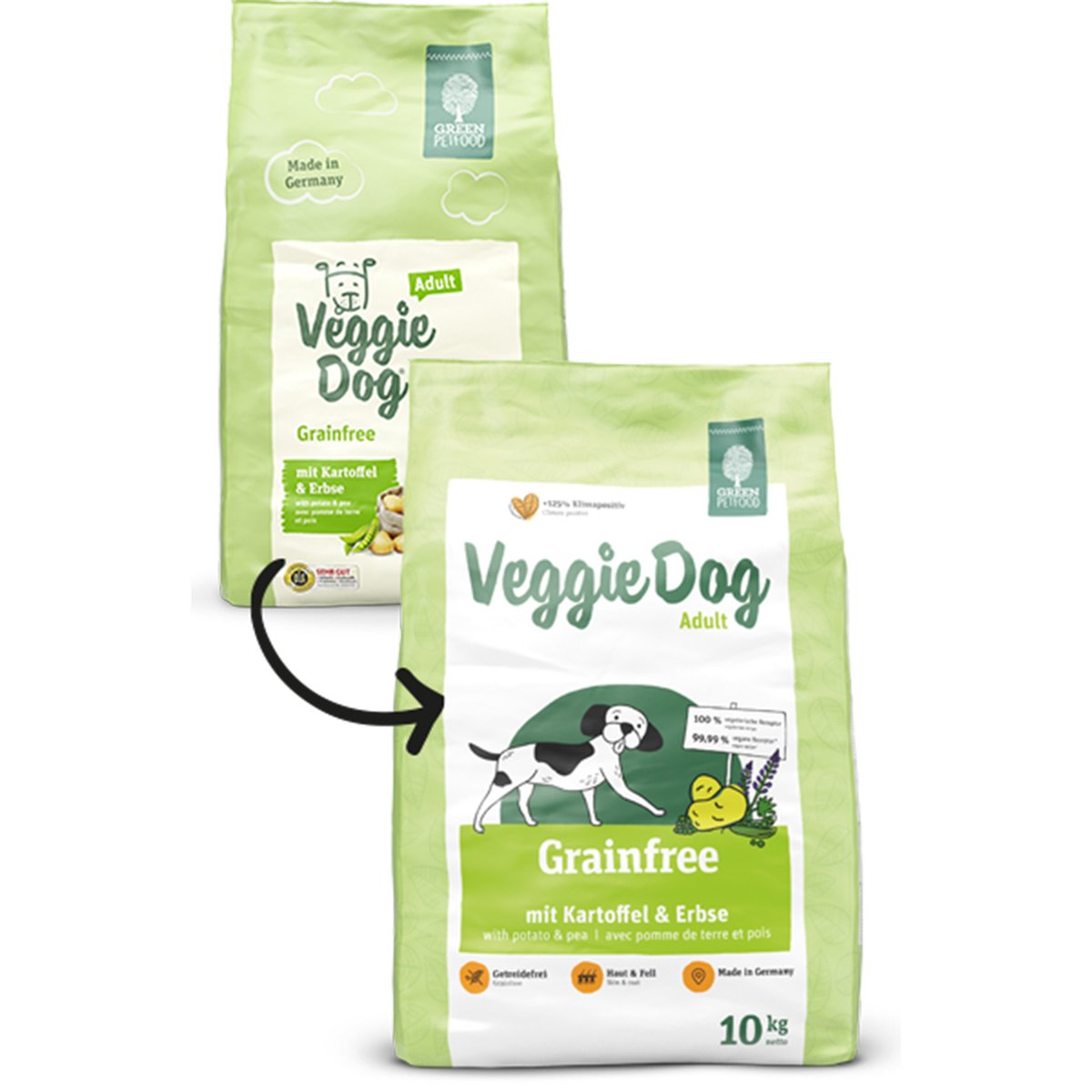 Green Petfood VeggieDog grainfree 10kg von Green Petfood