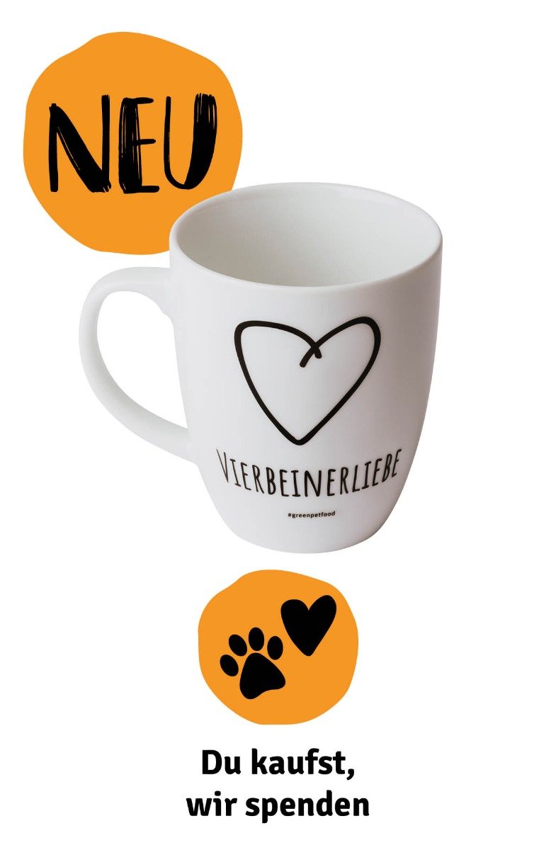 Kaffeebecher Charity von Green Petfood