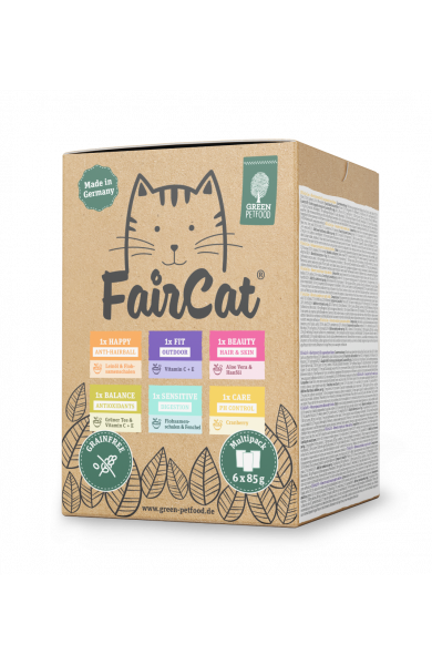 Multipack FairCat 6 x 85 g von Green Petfood