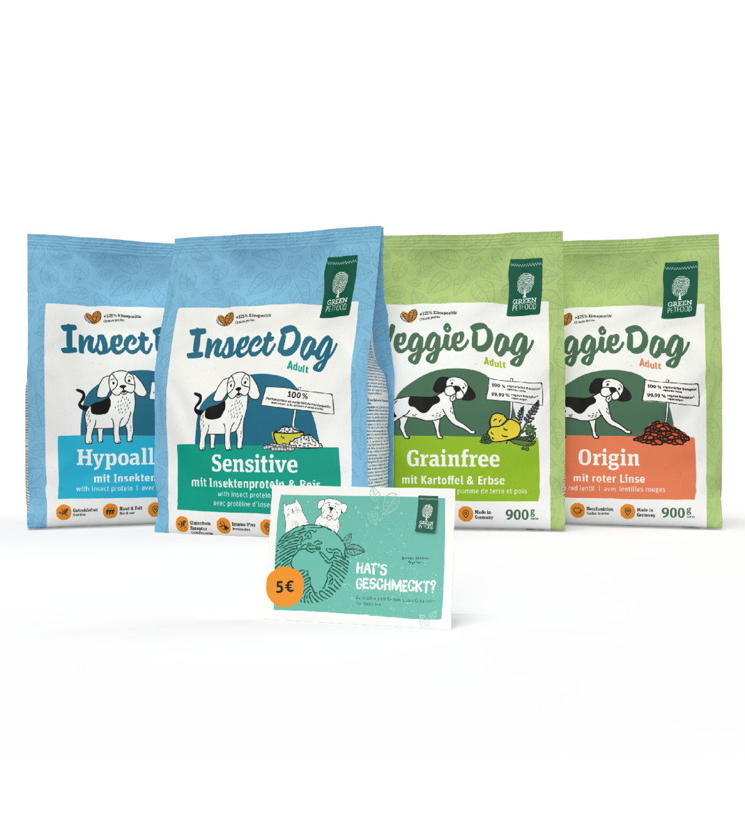 Probierpaket Hund von Green Petfood