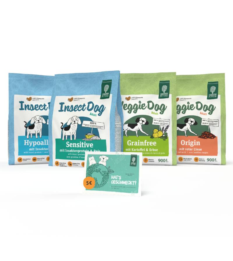 Probierpaket Hund von Green Petfood