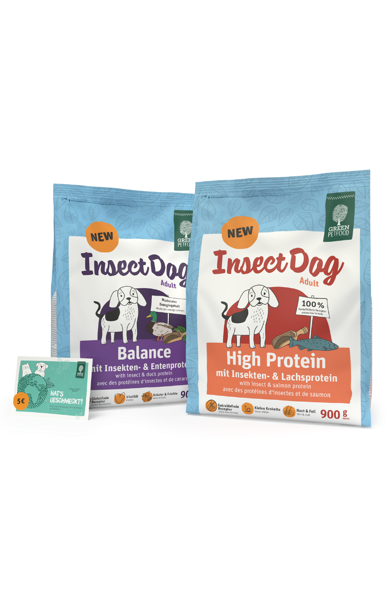 Probierpaket InsectDog Multiprotein von Green Petfood