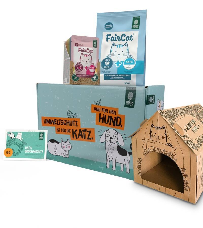 Probierpaket Katze von Green Petfood