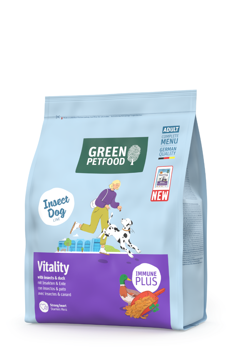 Vitality with Insects & Duck 3kg Vitality with Insects & Duck 3kg von Green Petfood