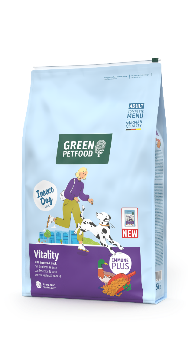 Vitality with Insects & Duck 7,5kg Vitality with Insects & Duck 7,5kg von Green Petfood