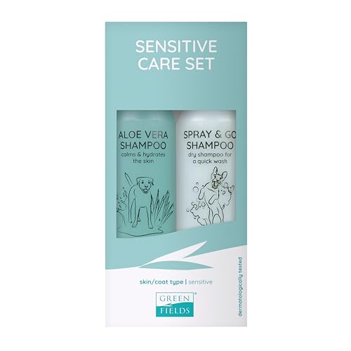 Greenfields Hundeshampoo Geschenk Set für Empfindliche Pflege - 2 x 250 ml Sensitive Care Set Greenfields Hundeshampoo Geschenk Set für Empfindliche Pflege - 2 x 250 ml Sensitive Care Set von Greenfields