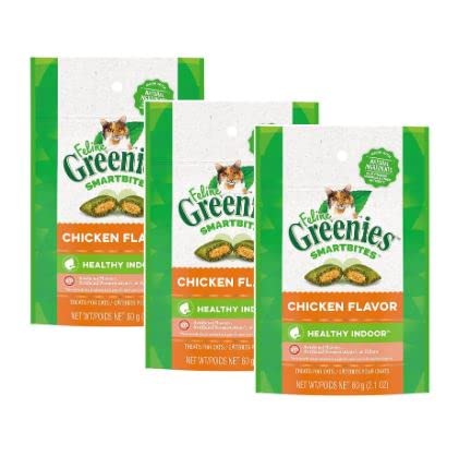 Feline Greenies Smartbites Healthy Indoor Chicken 2.1-Oz. Cat Treats - 6 Pack von Greenies