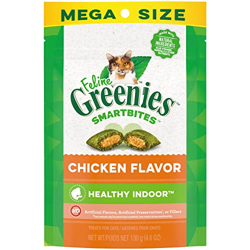 Greenies Feline Smart Bites Chicken Flavor Healthy Indoor 4.6-Ounce - 3 Pack von Greenies