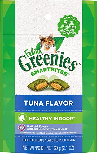 Greenies (3 Pack) Feline Smartbites Healthy Indoor Cat Treats Tuna Flavor 2.1-Oz von Greenies