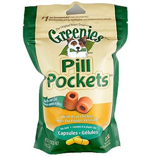 Greenies Dog Capsule Pill Pockets | Chicken 30 Count - Pack of 4 Greenies Dog Capsule Pill Pockets | Chicken 30 Count - Pack of 4 von Greenies