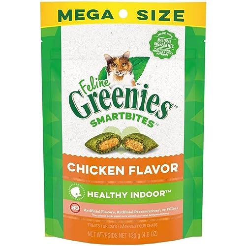 Greenies Mega Size Feline Smart Bites Chicken Flavor Hairball Control 4.6-Ounce Greenies Mega Size Feline Smart Bites Chicken Flavor Hairball Control 4.6-Ounce von Greenies