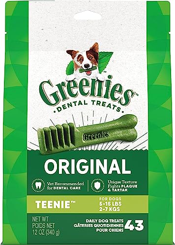 Greenies Original Dental Chew | Teenie Size 43 Count - Pack of 3 von Greenies