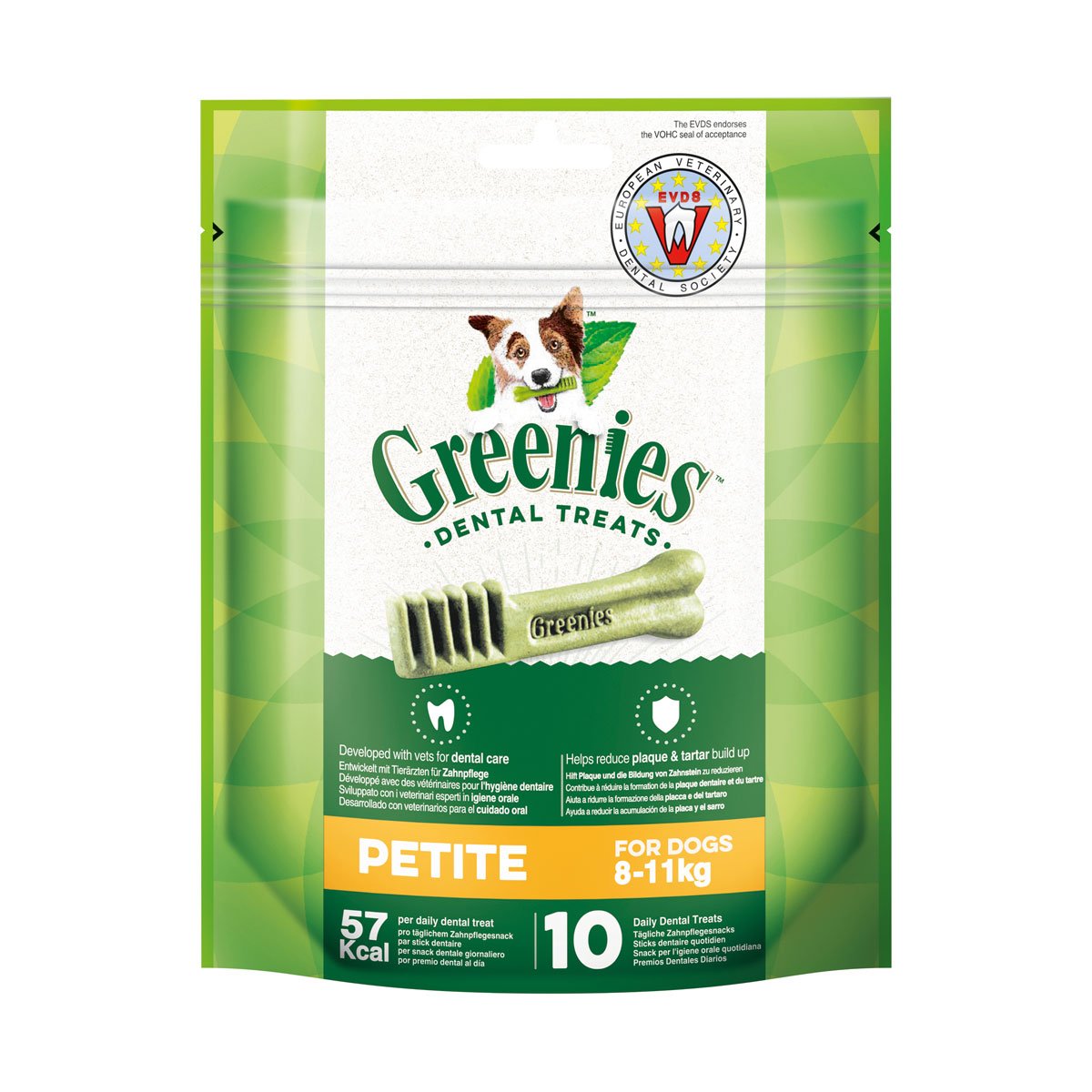 Greenies Petite Zahnpflegesnacks für Hunde von 8-11kg 170g von Greenies