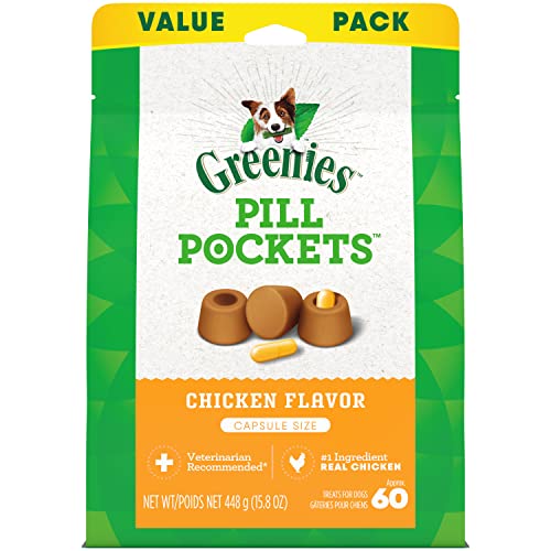Greenies Pill Pockets, Leckerlis für Hunde mit Enten- und Erbsenformel, ohne Getreide von Greenies