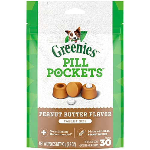 Greenies Pill Pockets mit echten Peanut Butter Leckerlis für Hunde von Greenies