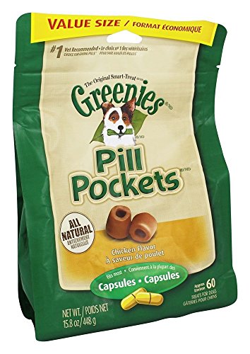 Greenies - Pille-Taschen für Hundekapsel-Huhn-Aroma - 15.8 Unze. von Greenies