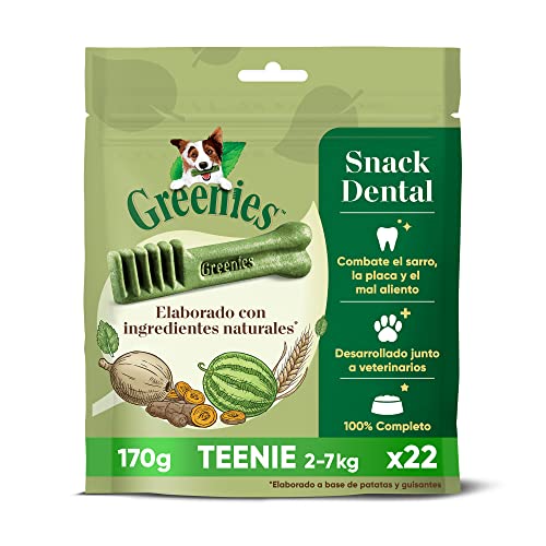 Greenies Snack Dental Teenies für Spielzeughunde (6 x 170g Packung) von Greenies