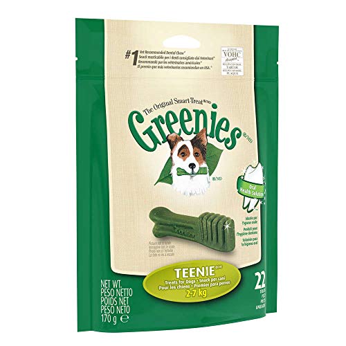 Greenies Snack Zahnreinigung, 17 Stück, Teenie 2-7 kg, 170 g von Greenies