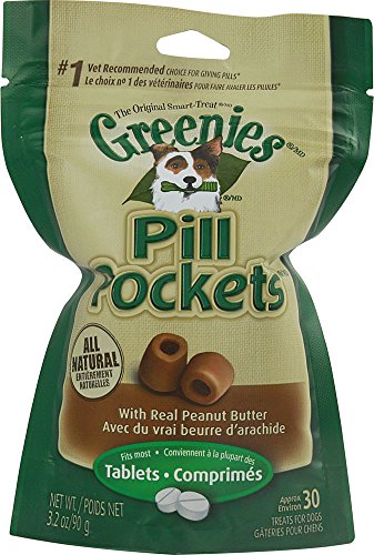 Greenies Tablet Dog Pill Pocket Peanut Butter 30 Count - Pack of 2 Greenies Tablet Dog Pill Pocket Peanut Butter 30 Count - Pack of 2 von Greenies